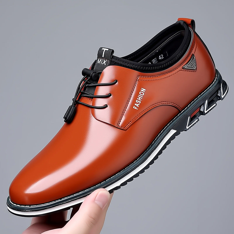 Plus Size Casual Leather Shoes Male