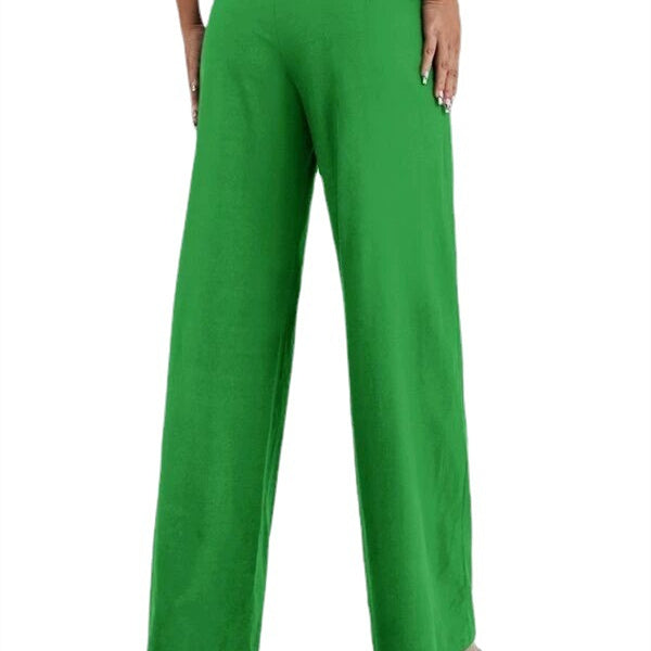 Women's High Waist Casual Wide-leg Suit Trousers