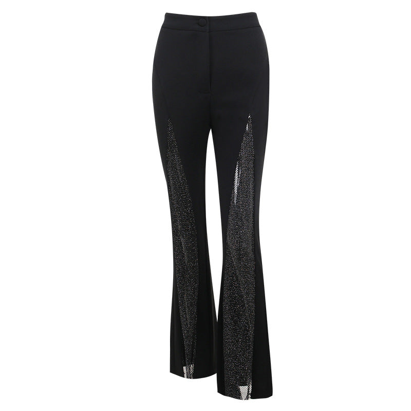 Spring And Summer Street Hipster Style Design Shiny Repair Trousers